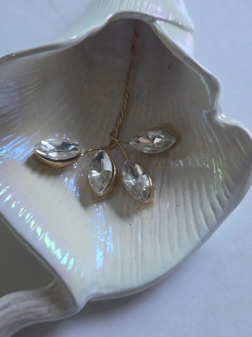 Betsey Johnson Calla Lily Collar Necklace